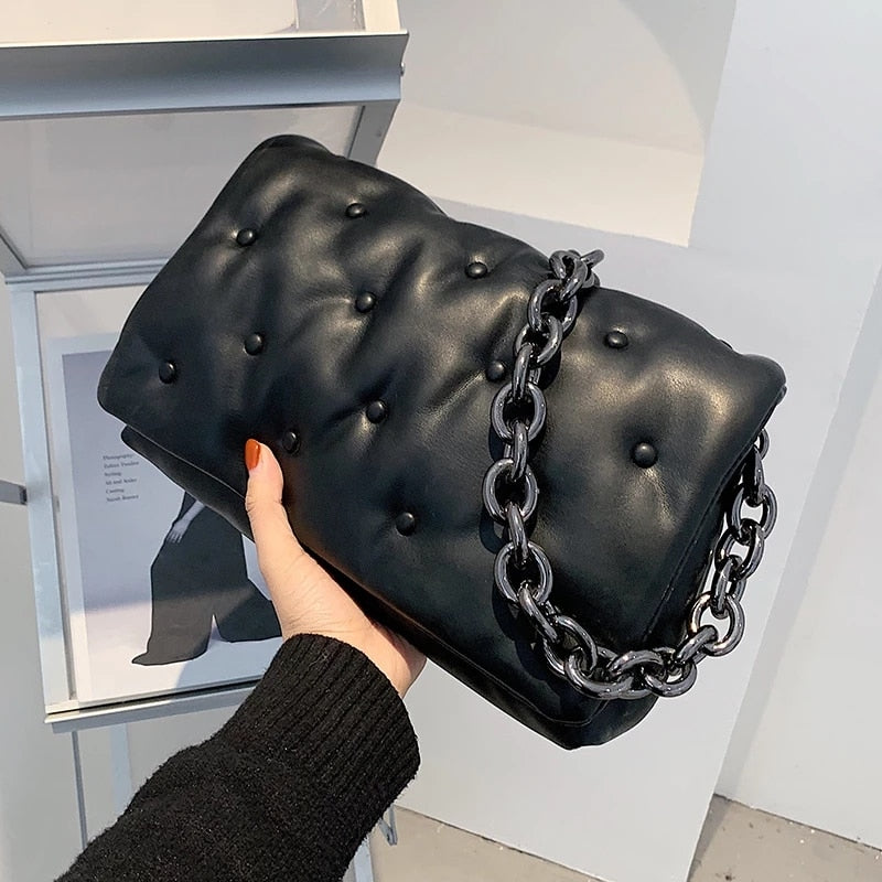 Chain PU Leather Bag – Shop Spoiled To Pieces